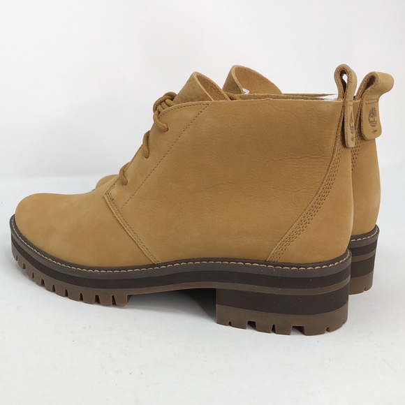Timberland Women’s Courmayeur Valley Chukka Wheat Nubuck Boots - Size 10 - Picture 6 of 15